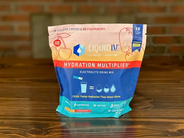 Liquid IV electrolyte supplement for optimal hydration