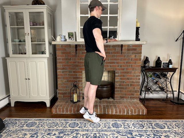 Heel-to-toe rocking exercise for calf strength and ankle control during ACL tear rehab